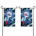 Philadelphia 76ers Garden Flag Custom Glowing Star Blue Best Selling