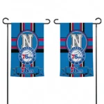 Philadelphia 76ers Garden Flag Personalized Circle Medallion Blue Best Selling