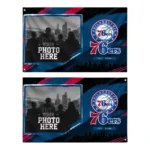 Philadelphia 76ers House Flag Customized Framed Photo Blue Black Best Selling