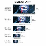 Philadelphia 76ers House Flag Customized Speed Slashes Blue Best Selling