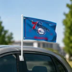 Philadelphia 76ers House Flag Personalized Ornate Border Blue Best Selling