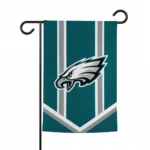Philadelphia Eagles Garden Flag Custom Chevron Stripes Green Best Selling