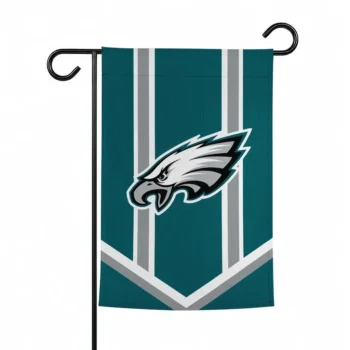 Philadelphia Eagles Garden Flag Custom Chevron Stripes Green Best Selling