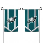 Philadelphia Eagles Garden Flag Custom Chevron Stripes Green Best Selling