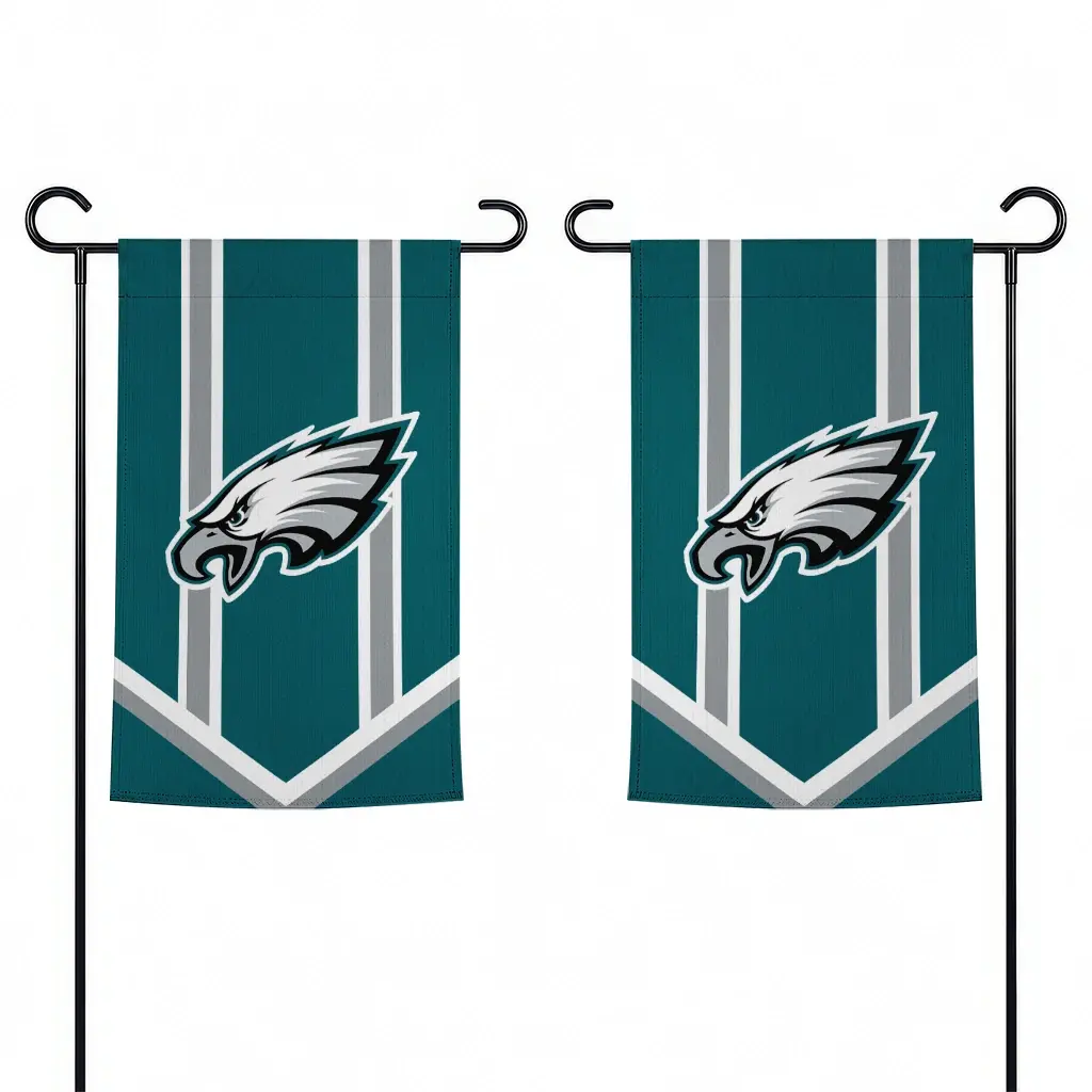 Philadelphia Eagles Garden Flag Custom Chevron Stripes Green Fashion Forward Philadelphia Eagles Garden Flag Custom Chevron Stripes Green Fashion Forward