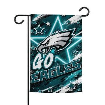 Philadelphia Eagles Garden Flag Customized Glowing Star Green Best Selling