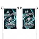 Philadelphia Eagles Garden Flag Customized Swirl Vortex Green Best Selling