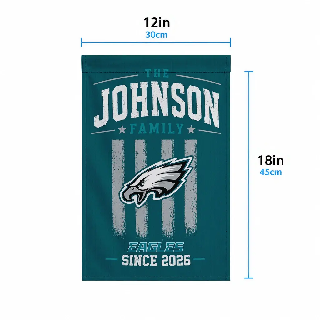 Philadelphia Eagles Garden Flag Personalized Distressed Stripes Green High Quality Philadelphia Eagles Garden Flag Personalized Distressed Stripes Green High Quality