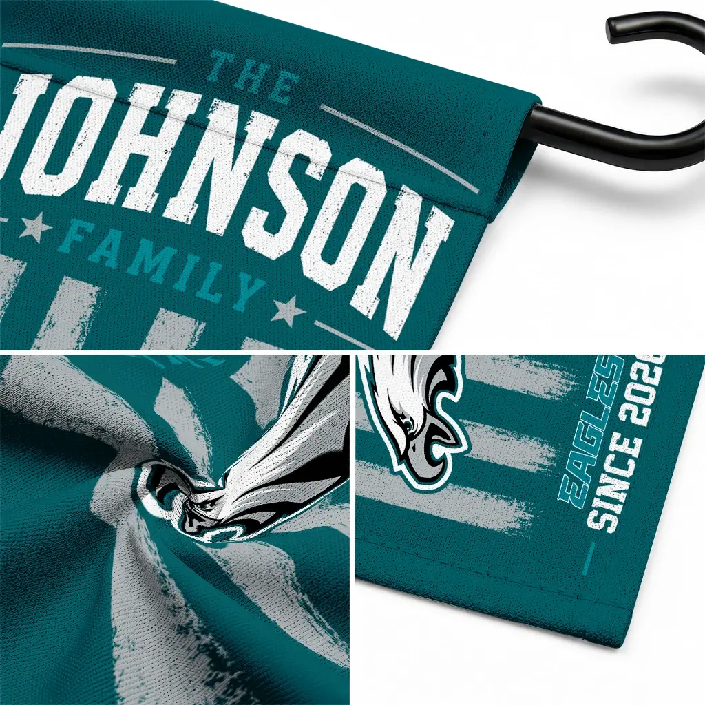 Philadelphia Eagles Garden Flag Personalized Distressed Stripes Green Latest Model Philadelphia Eagles Garden Flag Personalized Distressed Stripes Green Latest Model