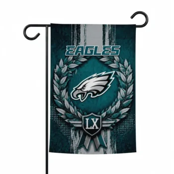 Philadelphia Eagles Garden Flag Personalized Laurel Wreath Green Best Selling