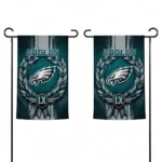 Philadelphia Eagles Garden Flag Personalized Laurel Wreath Green Best Selling
