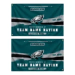 Philadelphia Eagles House Flag Custom Brushed Streaks Green Best Selling