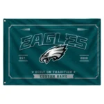 Philadelphia Eagles House Flag Custom Ornate Border Green Best Selling