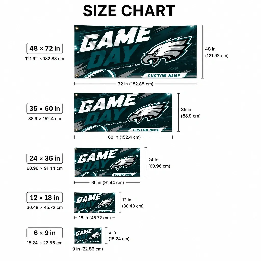 Philadelphia Eagles House Flag Customized Action Streaks Green High Quality Philadelphia Eagles House Flag Customized Action Streaks Green High Quality