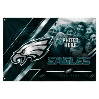 Philadelphia Eagles House Flag Customized Diagonal Stripes Green Best Selling