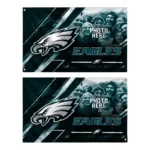 Philadelphia Eagles House Flag Customized Diagonal Stripes Green Best Selling