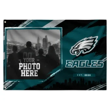 Philadelphia Eagles House Flag Personalized Framed Photo Green Black Best Selling