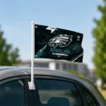 Philadelphia Eagles House Flag Personalized Speed Slashes Green Best Selling