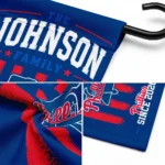 Philadelphia Phillies Garden Flag Custom Distressed Stripes Blue Best Selling