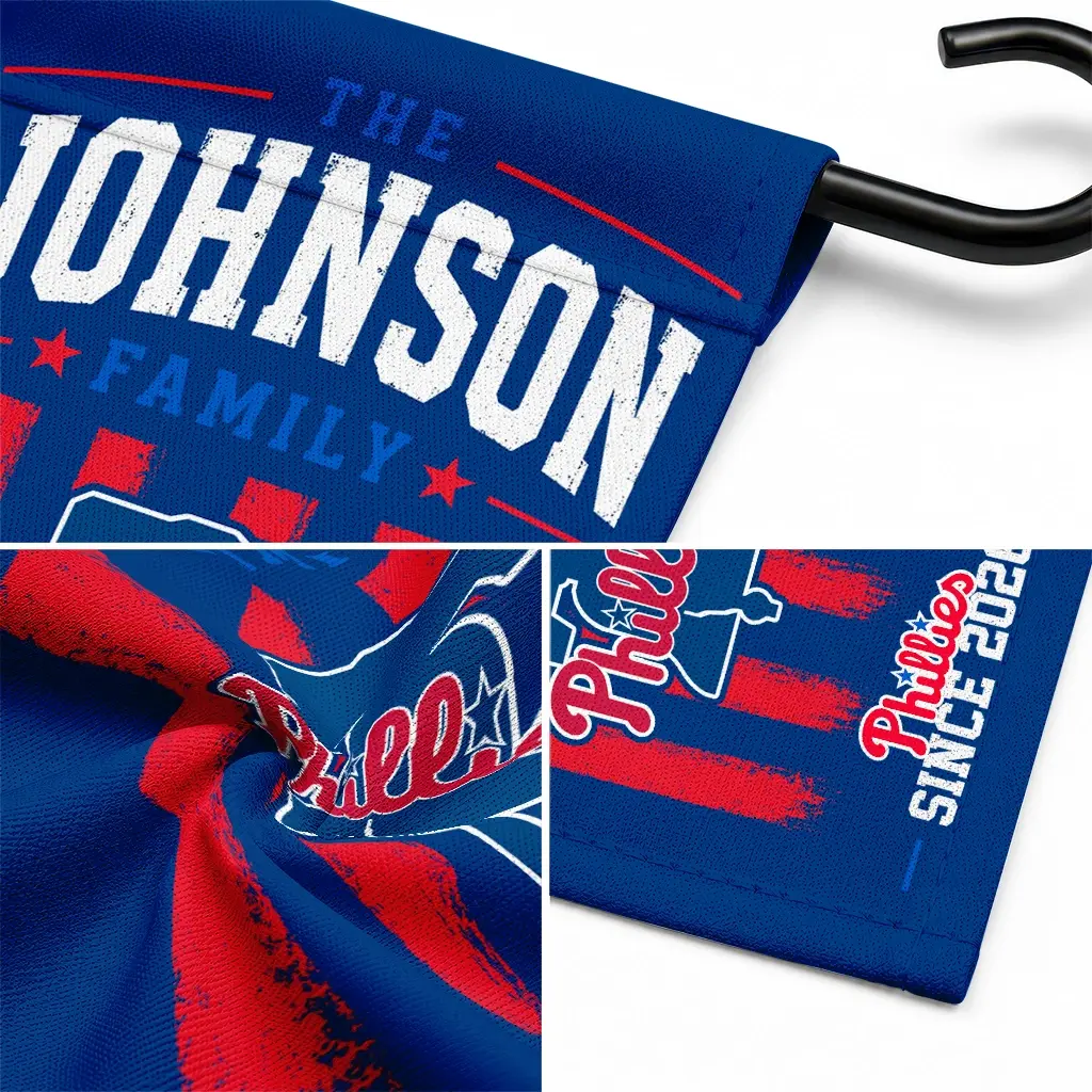 Philadelphia Phillies Garden Flag Custom Distressed Stripes Blue Latest Model Philadelphia Phillies Garden Flag Custom Distressed Stripes Blue Latest Model