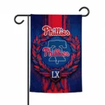 Philadelphia Phillies Garden Flag Custom Laurel Wreath Blue Best Selling