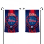 Philadelphia Phillies Garden Flag Custom Laurel Wreath Blue Best Selling