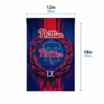 Philadelphia Phillies Garden Flag Custom Laurel Wreath Blue Best Selling