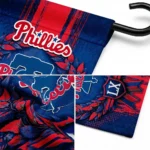 Philadelphia Phillies Garden Flag Custom Laurel Wreath Blue Best Selling