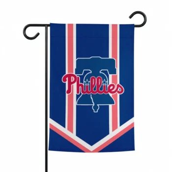 Philadelphia Phillies Garden Flag Customized Chevron Stripes Blue Best Selling