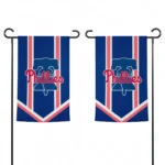Philadelphia Phillies Garden Flag Customized Chevron Stripes Blue Best Selling
