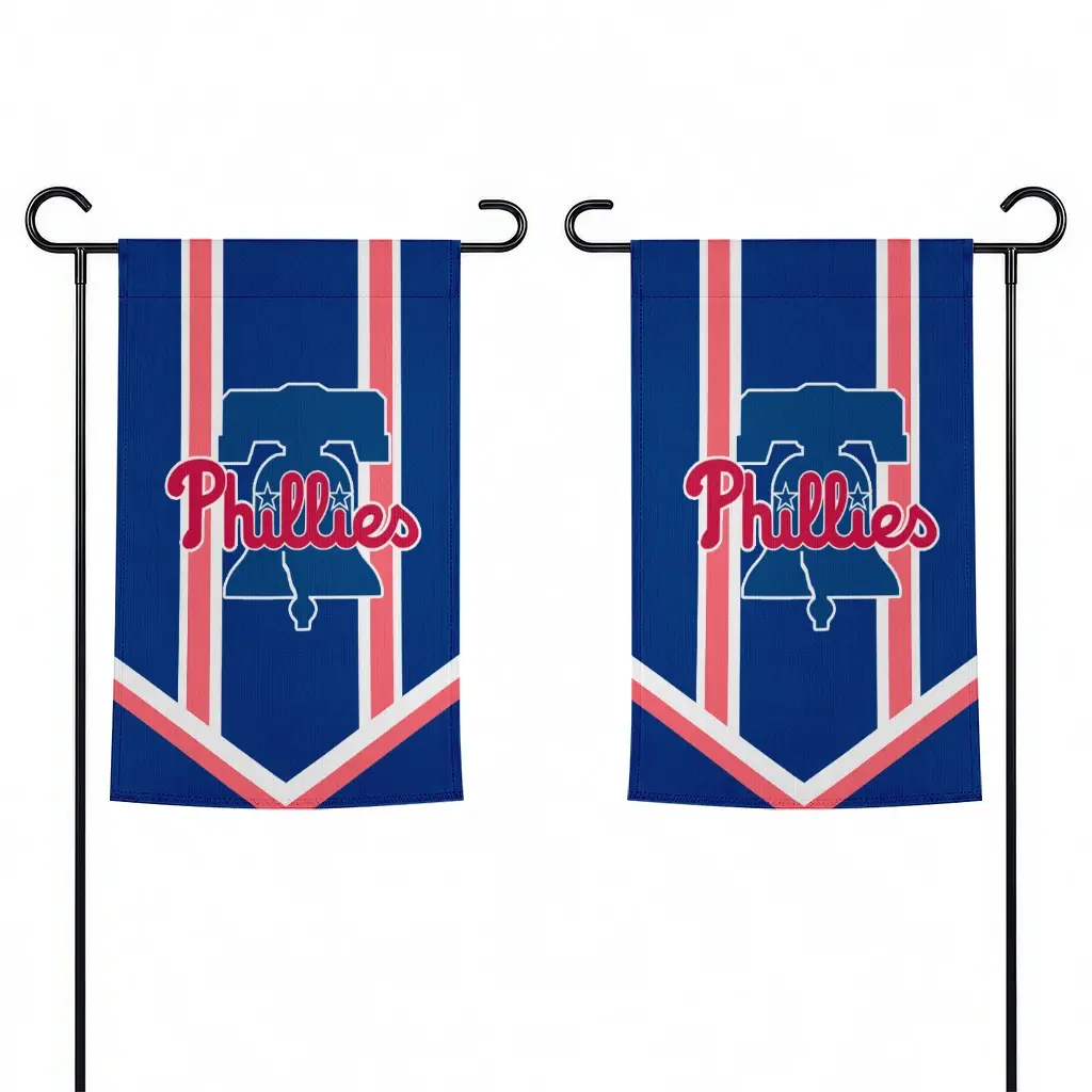 Philadelphia Phillies Garden Flag Customized Chevron Stripes Blue Fashion Forward Philadelphia Phillies Garden Flag Customized Chevron Stripes Blue Fashion Forward