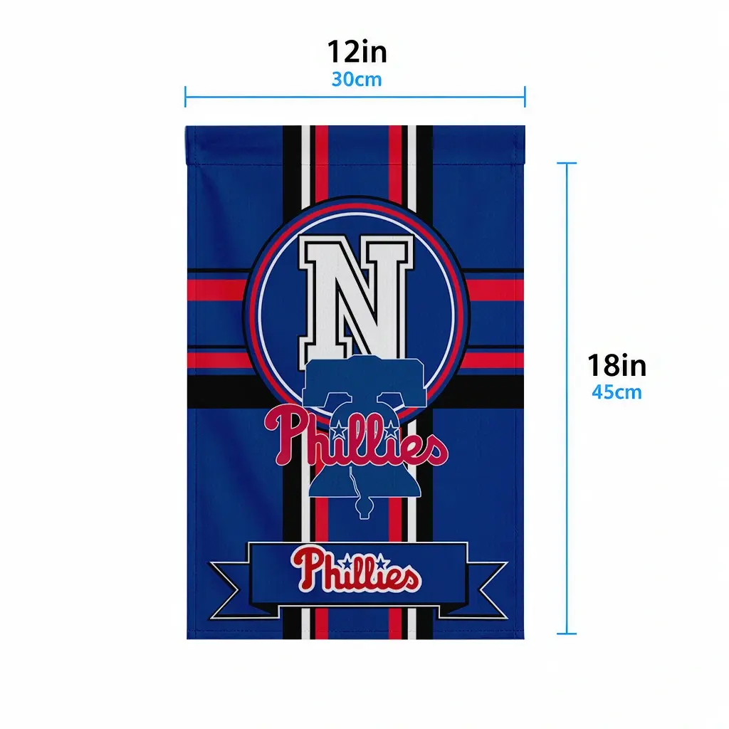 Philadelphia Phillies Garden Flag Customized Circle Medallion Blue High Quality Philadelphia Phillies Garden Flag Customized Circle Medallion Blue High Quality