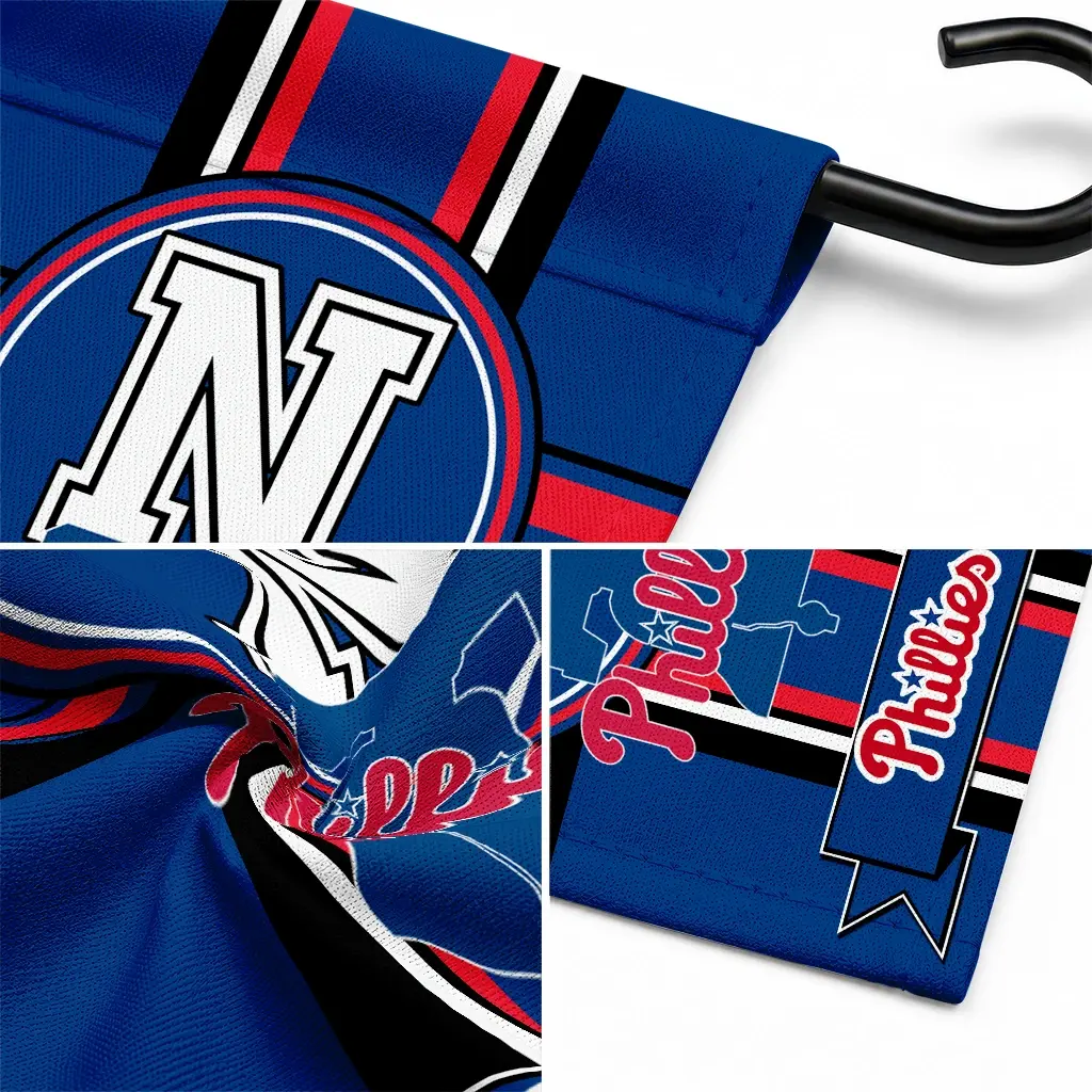 Philadelphia Phillies Garden Flag Customized Circle Medallion Blue Latest Model Philadelphia Phillies Garden Flag Customized Circle Medallion Blue Latest Model
