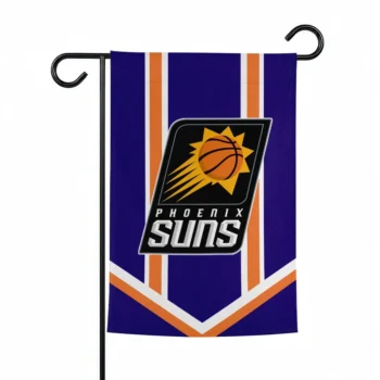 Phoenix Suns Garden Flag Custom Chevron Stripes Purple Best Selling