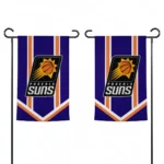 Phoenix Suns Garden Flag Custom Chevron Stripes Purple Best Selling