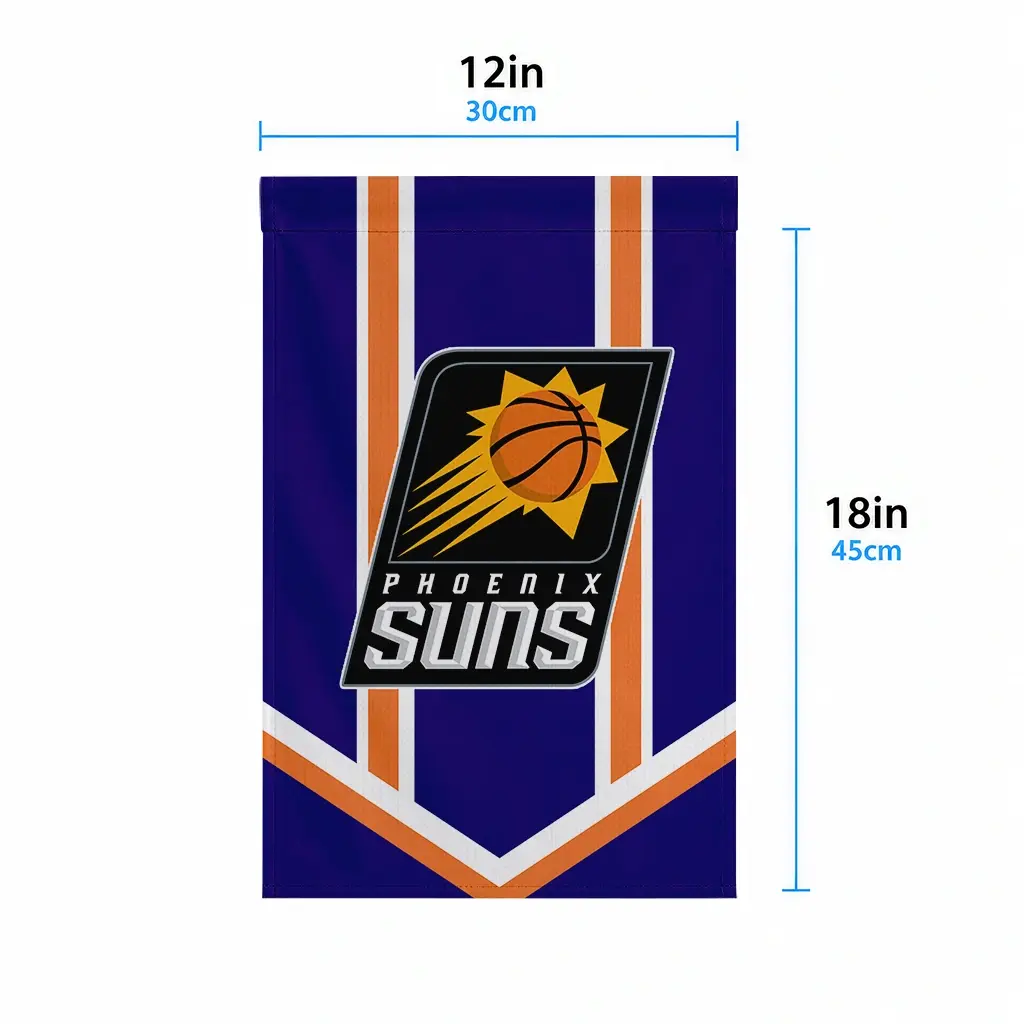 Phoenix Suns Garden Flag Custom Chevron Stripes Purple High Quality Phoenix Suns Garden Flag Custom Chevron Stripes Purple High Quality