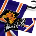 Phoenix Suns Garden Flag Custom Chevron Stripes Purple Best Selling