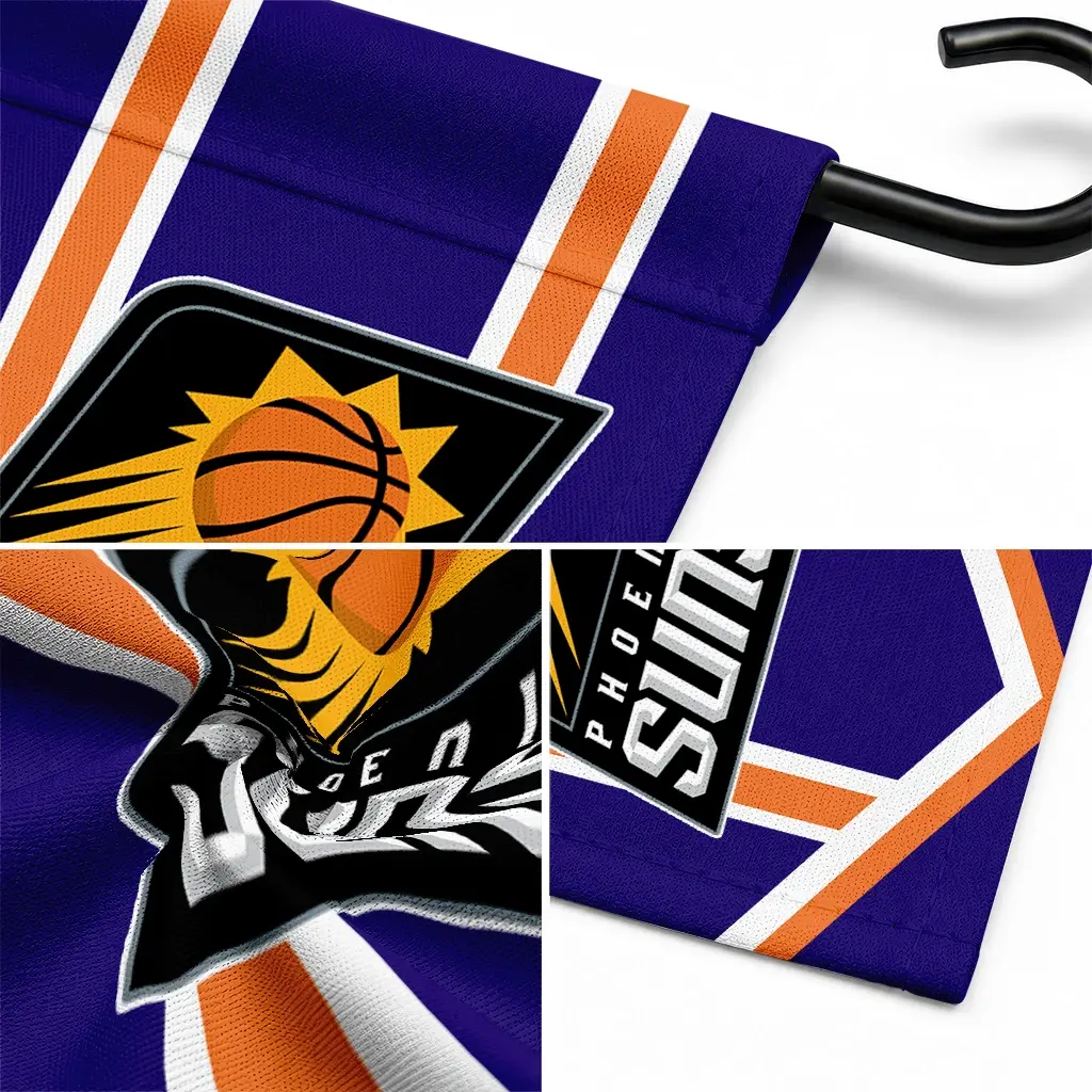 Phoenix Suns Garden Flag Custom Chevron Stripes Purple Latest Model Phoenix Suns Garden Flag Custom Chevron Stripes Purple Latest Model