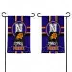 Phoenix Suns Garden Flag Custom Circle Medallion Purple Best Selling