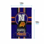 Phoenix Suns Garden Flag Custom Circle Medallion Purple Best Selling