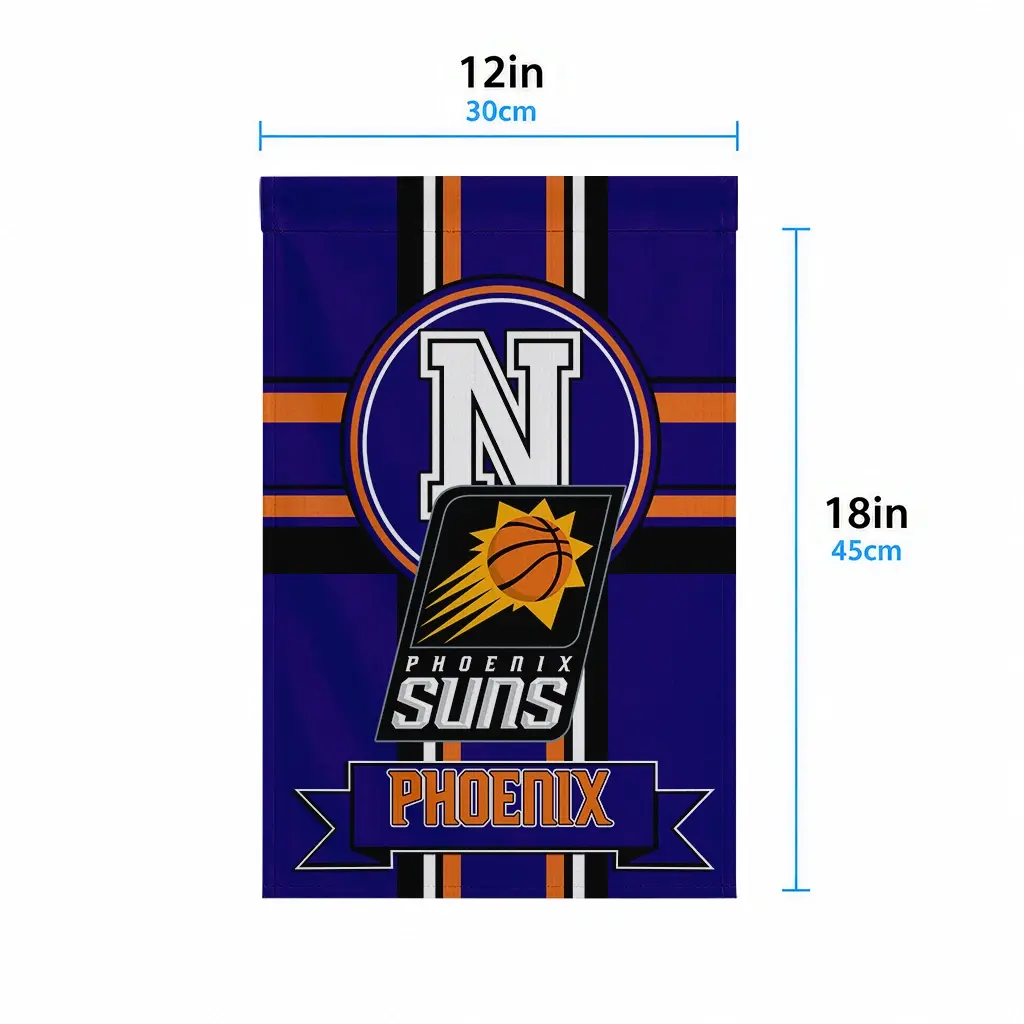 Phoenix Suns Garden Flag Custom Circle Medallion Purple High Quality Phoenix Suns Garden Flag Custom Circle Medallion Purple High Quality