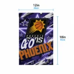 Phoenix Suns Garden Flag Customized Glowing Star Purple Best Selling