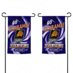 Phoenix Suns Garden Flag Customized Swirl Vortex Purple Best Selling