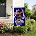 Phoenix Suns Garden Flag Customized Swirl Vortex Purple Best Selling