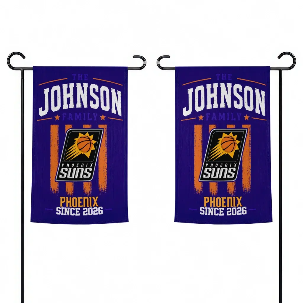 Phoenix Suns Garden Flag Personalized Distressed Stripes Purple Fashion Forward Phoenix Suns Garden Flag Personalized Distressed Stripes Purple Fashion Forward