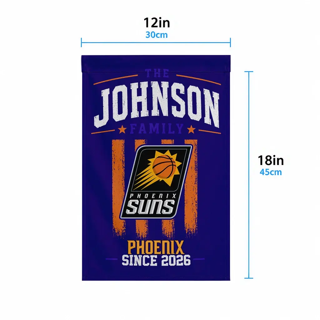 Phoenix Suns Garden Flag Personalized Distressed Stripes Purple High Quality Phoenix Suns Garden Flag Personalized Distressed Stripes Purple High Quality