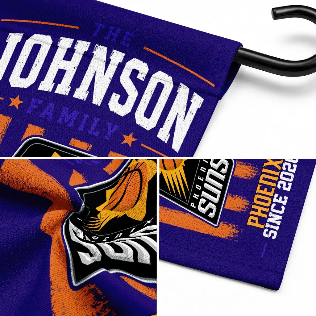 Phoenix Suns Garden Flag Personalized Distressed Stripes Purple Latest Model Phoenix Suns Garden Flag Personalized Distressed Stripes Purple Latest Model