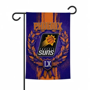 Phoenix Suns Garden Flag Personalized Laurel Wreath Purple Best Selling
