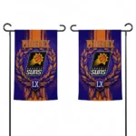 Phoenix Suns Garden Flag Personalized Laurel Wreath Purple Best Selling