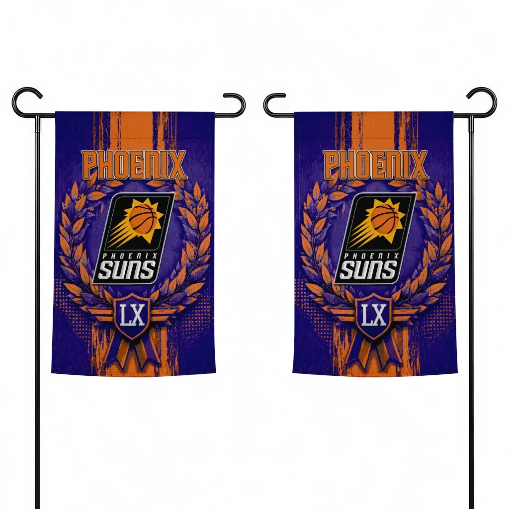 Phoenix Suns Garden Flag Personalized Laurel Wreath Purple Fashion Forward Phoenix Suns Garden Flag Personalized Laurel Wreath Purple Fashion Forward